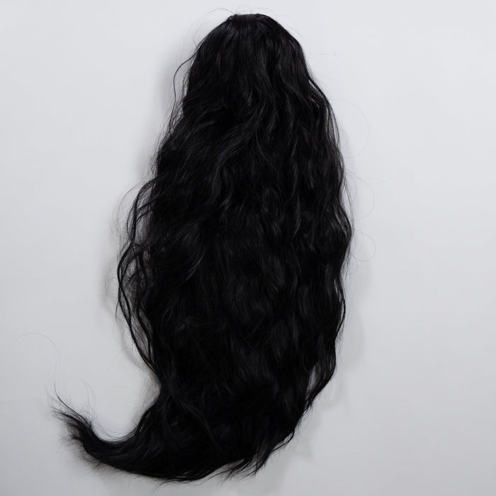 Ponytail Extension | Schwarz | gewellt | 70 cm | DresslikeVirgins